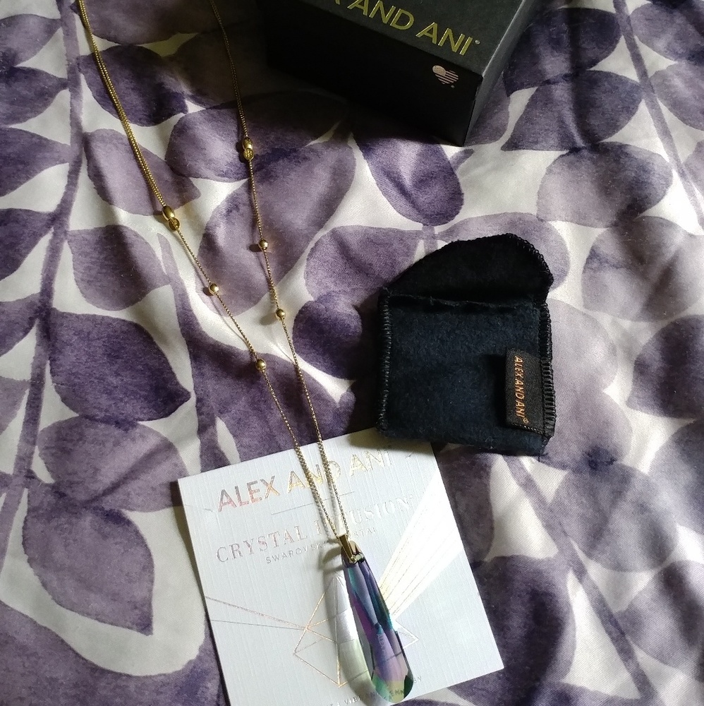 Alex and Ani Swarovski necklace